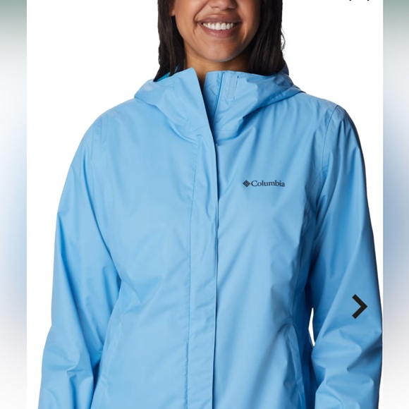 Columbia Jackets & Blazers - Blue Columbia Arcadia II Jacket Plus Size 1X Waterproof Raincoat